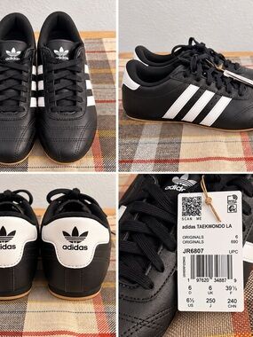 Adidas Taekwondo LA Unisex Black/White Training Shoes